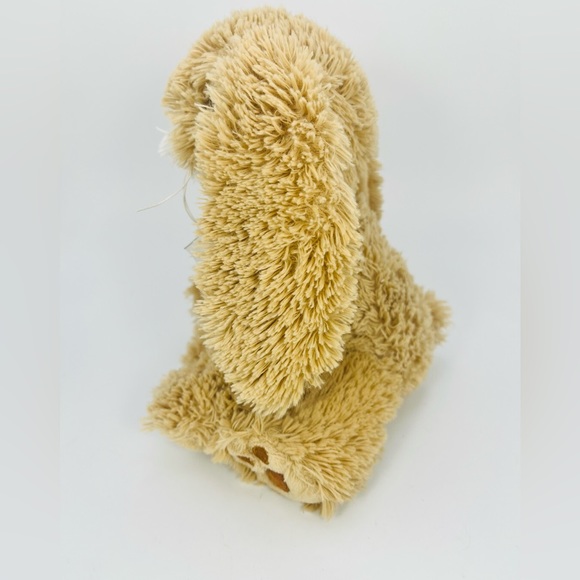 Bunny Rabbit Plush Stuffed Animal Floppy Ears Brown W/Bow Sitting Galerie 7” - Picture 2 of 7